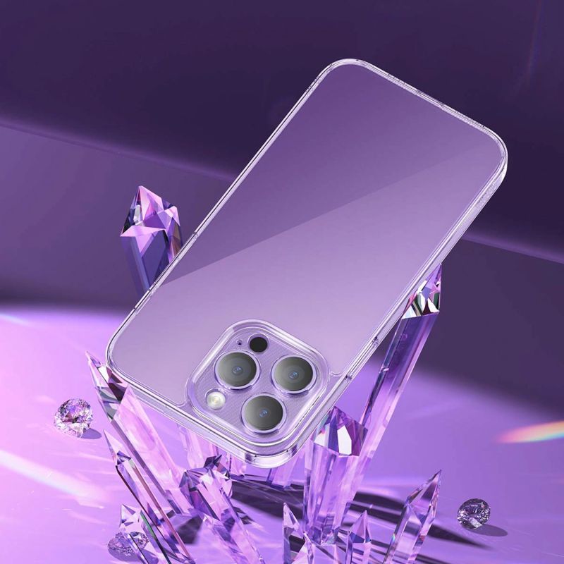 9. Baseus Corning Case etui do iPhone 14 Pro Max pancerny pokrowiec + szkło przezroczyste