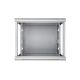 2. EXTRALINK SZAFA RACK WISZĄCA 9U 600X450 SZARA