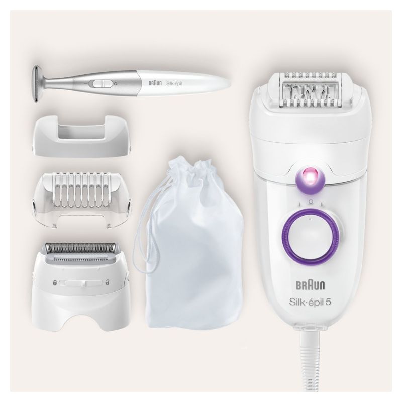 2. Braun Silk-épil 5 825 Power 28 pęset(y) Biały, Fioletowy