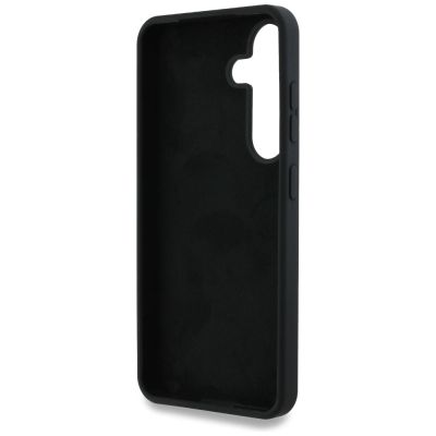 7. Etui Guess Silicone Big 4G Logo Bottom Script na Samsung Galaxy S25 - czarne
