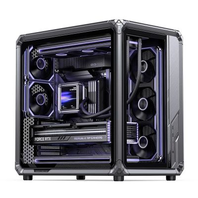 8. Jonsbo X400 Pro PC-Gehäuse, Midi-Tower, ATX, Tempered Glass - grau