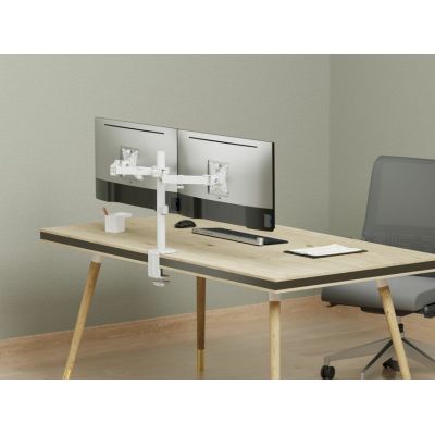 7. Equip 650167 uchwyt / stojak do monitorów 81,3 cm (32") Biurko Biały