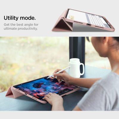 17. Etui Spigen Urban Fit na iPad Pro 11" 5 / 6 / 2024-2025 - różowe