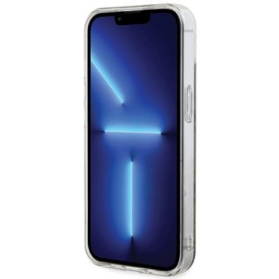 5. Etui Guess IML 4G MagSafe na iPhone 15 - brązowe