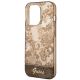 6. Etui Guess Porcelain Collection na iPhone 14 Pro - beżowe
