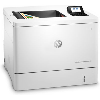 3. HP Color LaserJet Enterprise Drukarka M554dn, Drukowanie, Drukowanie za pośrednictwem portu USB z przodu urządzenia; Drukowanie dwustronne