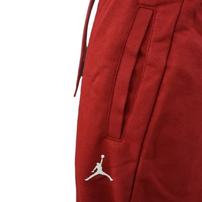 5. Spodnie dresy sportowe męskie czerwone Air Jordan 23 Alpha Fleece Pants - CV8347-613