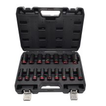 AWTOOLS ZESTAW NASADEK UDAROWYCH 1/2" 16cz. 10-32mm DŁUGIE BLACK LINE