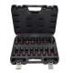 AWTOOLS ZESTAW NASADEK UDAROWYCH 1/2" 16cz. 10-32mm DŁUGIE BLACK LINE