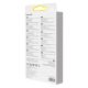 6. Baseus Metal Gleam Series multifunkcjonalny HUB USB 7w1 Typ C HDMI czytnik kart TF PD szary (WKWG020113)
