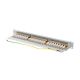 11. LANBERG PATCH PANEL 24 PORT 1U 19" KAT.6A FTP SZARY PPSA-1024-S
