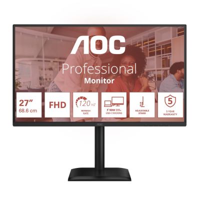 24. Monitor AOC 68,6cm (27") 27E4CV 16:09 HDMI+DP+USB-C lift