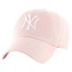 47 Brand New York Yankees Clean Up Cap B-RGW17GWSNL-PK Różowe One size
