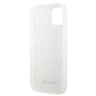 7. Etui Mercedes Silver Stars Pattern na iPhone 13 mini - białe