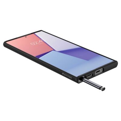 5. Etui Spigen Liquid Air na Samsung Galaxy S22 Ultra - czarny mat