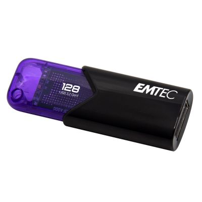 2. Emtec Click Easy pamięć USB 128 GB USB Typu-A 3.2 Gen 1 (3.1 Gen 1) Czarny, Fioletowy