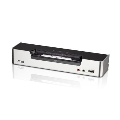 ATEN CS1642A przełącznik KVM Możliwości montowania w stelażu Czarny, Srebrny
