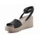 4. Sandały Crocs Brooklyn Ankle Strap Wedge W 209406-07H