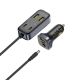 2. Ładowarka samochodowa Baseus BackseatPal L1 110W 3 x USB-A + 3 x USB-C z przedłużaczem 1,5 m - czarna