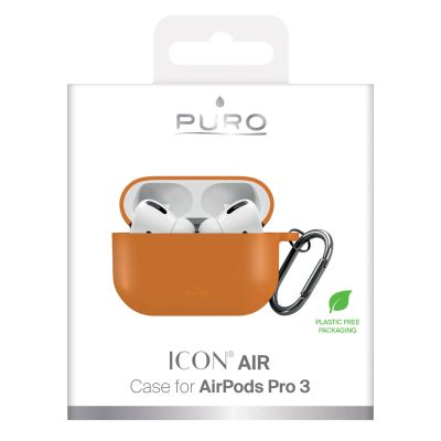 6. Etui Puro Icon na AirPods Pro 3 - pomarańczowe