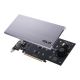 4. Kontroler ASUS Hyper M.2 PCIe 3.0 x16, 4x M.2 NVMe (2242/2260/2280/22110) GEN 3