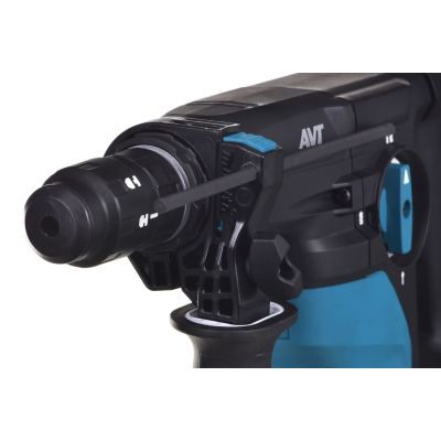 6. Młot udarowo-obrotowy MAKITA HR3012FCWJ SDS-Plus 3,9J 1050W AVT MAKPAC + odpylacz DX11 Czarny, Niebieski