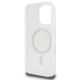 7. Etui Guess IML Glitter Circle MagSafe na iPhone 16 Pro Max - przezroczyste