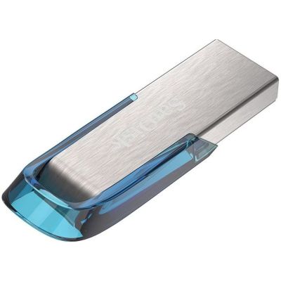 5. DYSK SANDISK USB 3.0 ULTRA FLAIR 128GB NIEBIESKI  150MB/s