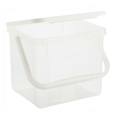 2. ROTHO Pojemnik na detergenty 3kg 4.5L transparentny/biały