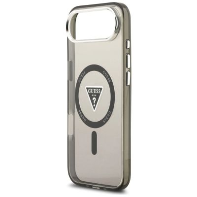 6. Etui Guess IML Gradient Triangle Logo MagSafe na iPhone Air - czarne