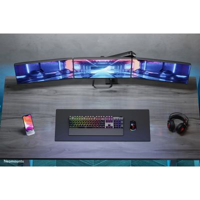 15. Neomounts NM-D775DX3BLACK uchwyt / stojak do monitorów 68,6 cm (27") Biurko Czarny