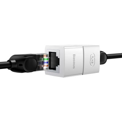5. Złączka sieciowa łącznik kabli Ethernet RJ-45 Baseus AirJoy Series 10 szt. - biała
