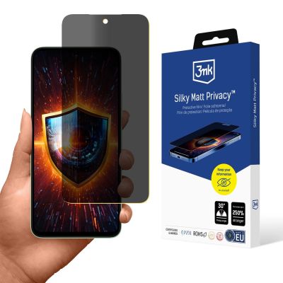 Prywatyzująca folia ochronna 3mk Silky Matt Privacy na Xiaomi Redmi 15 4G / 5G