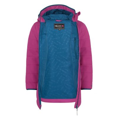2. Trollkids Girls Stavanger Coat bright berry/madeira blue (219-243)