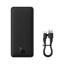 Powerbank Baseus Airpow Fast Charge 20W 30000mAh z kablem USB-C - USB-C 30cm - czarny