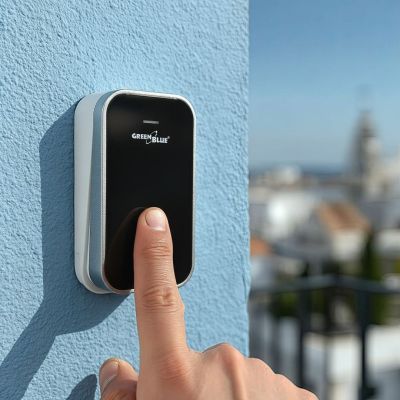 11. GREENBLUE DZWONEK BEZPRZEWODOWY BEZBATERYJNY KINETYCZNY GB157 B