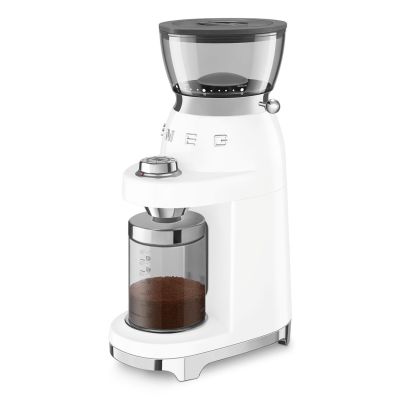 13. Smeg CGF03WHEU młynek do kawy 150 W Biały