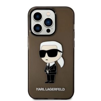 3. Etui Karl Lagerfeld Ikonik Karl na iPhone 14 Pro - czarne