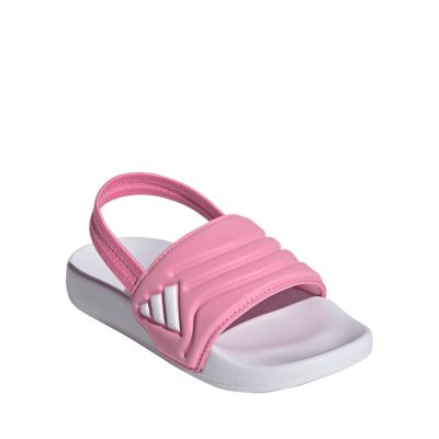 2. Klapki dla dzieci adidas Adilette Estrap 2.0 C różowe HQ9201