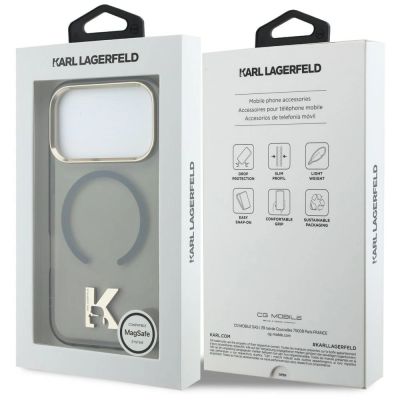 8. Etui Karl Lagerfeld IML K Head na iPhone 18 Pro / 17 Pro - czarne