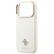 6. Etui Guess Saffiano Small 4G & Classic Logo MagSafe na iPhone 17 Pro Max / 18 Pro Max - beżowe