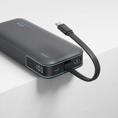 10. Powerbank Cuktech LPB200N 40W 20000mAh ze zintegrowanym kablem - szary