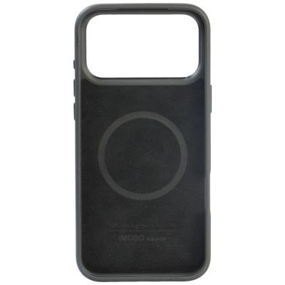 4. Etui Audi R8 Genuine Leather MagSafe na iPhone 18 Pro Max / 17 Pro Max - czarno-czerwone