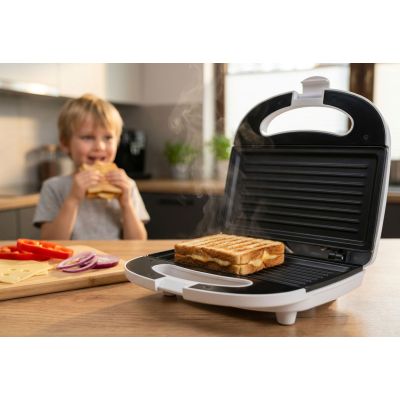 9. Opiekacz do kanapek Esperanza Panini TKT004W (700W; kolor biały)