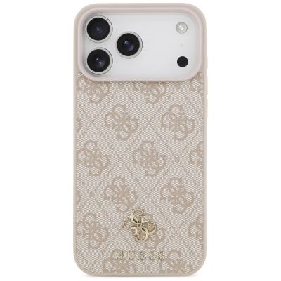 3. Etui Guess 4G Small 4G and Classic MagSafe na iPhone 17 Pro Max - różowe
