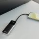 10. Powerbank SBS 10000mAh PD 20W z wyświetlaczem LCD i wbudowanym kablem USB-C - szary