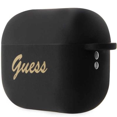 3. Etui Guess Silicone Charm Heart Collection na AirPods Pro 2 - czarne