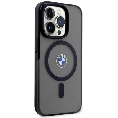 4. Etui BMW Signature MagSafe na iPhone 14 Pro Max - czarne