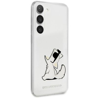 4. Etui Karl Lagerfeld Choupette Fun na Samsung Galaxy S23+ - przezroczyste