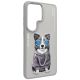 3. Etui Nimmy Glasses Cool Dog na Samsung Galaxy S26 Ultra - szare